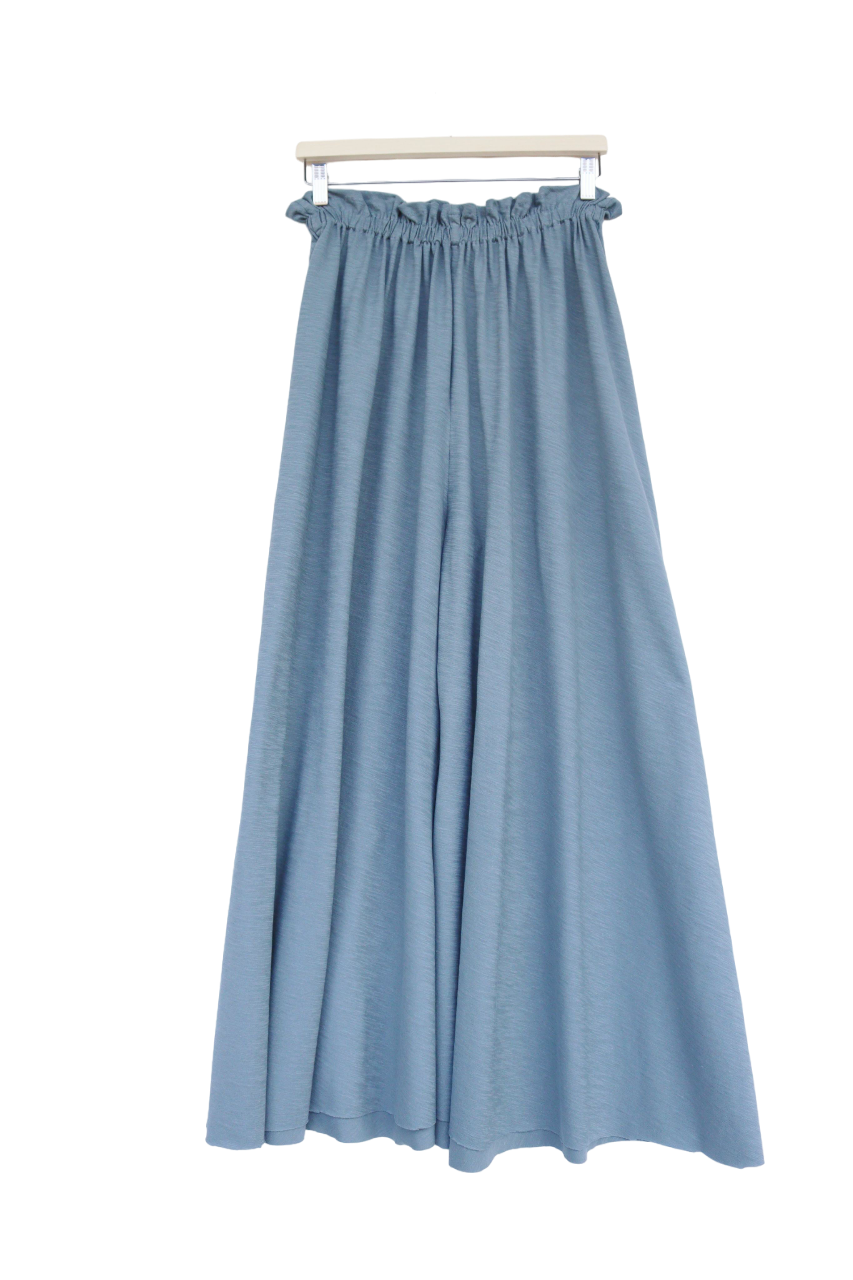 Dark Green Wide Leg Pants