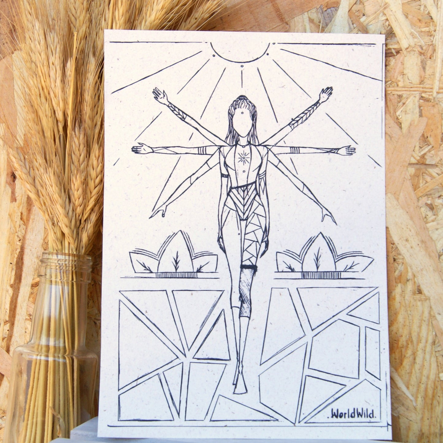 Illustration Gift Card | Rise Up Original