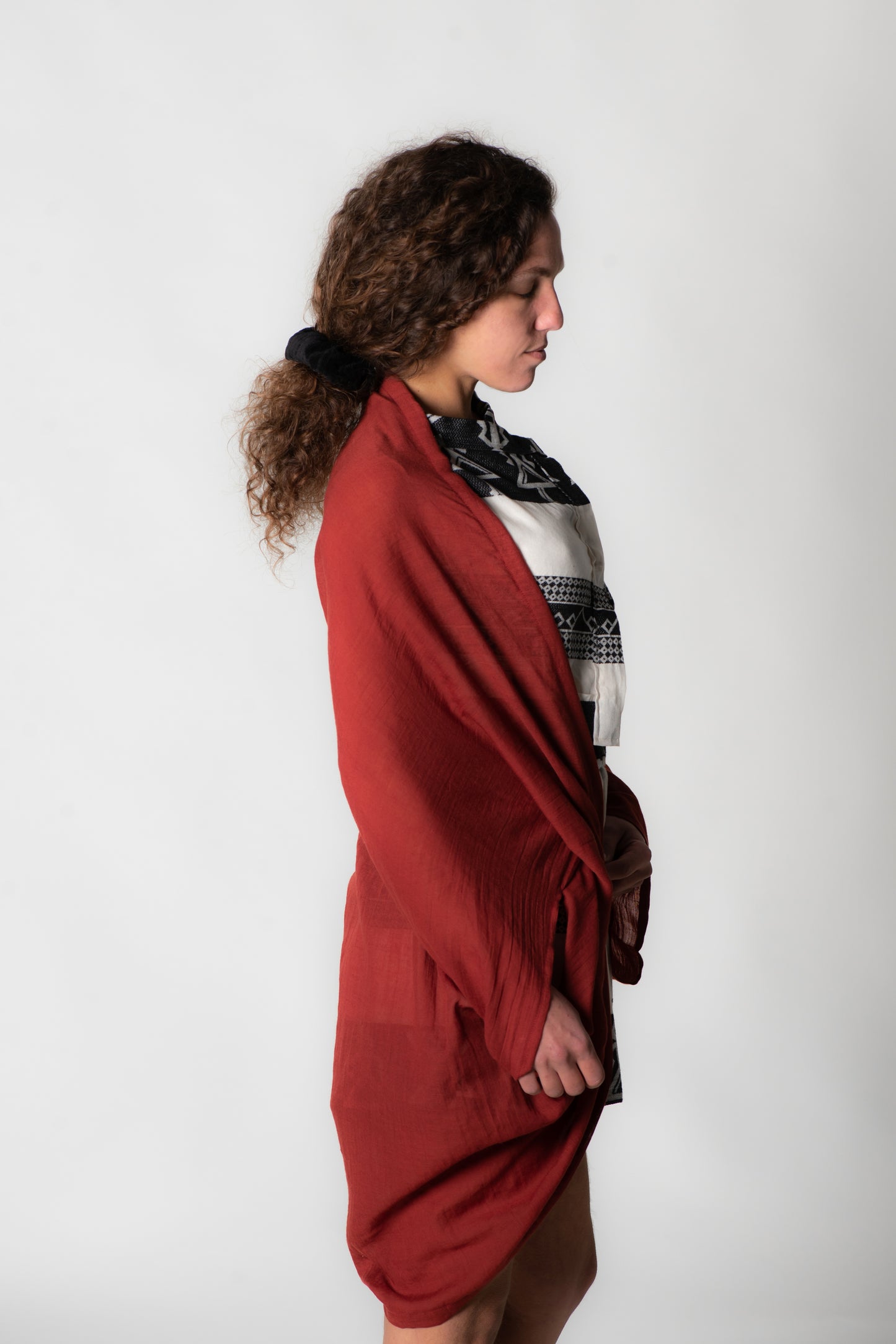 Fiery Elegance | The Kimono Summer Jacket