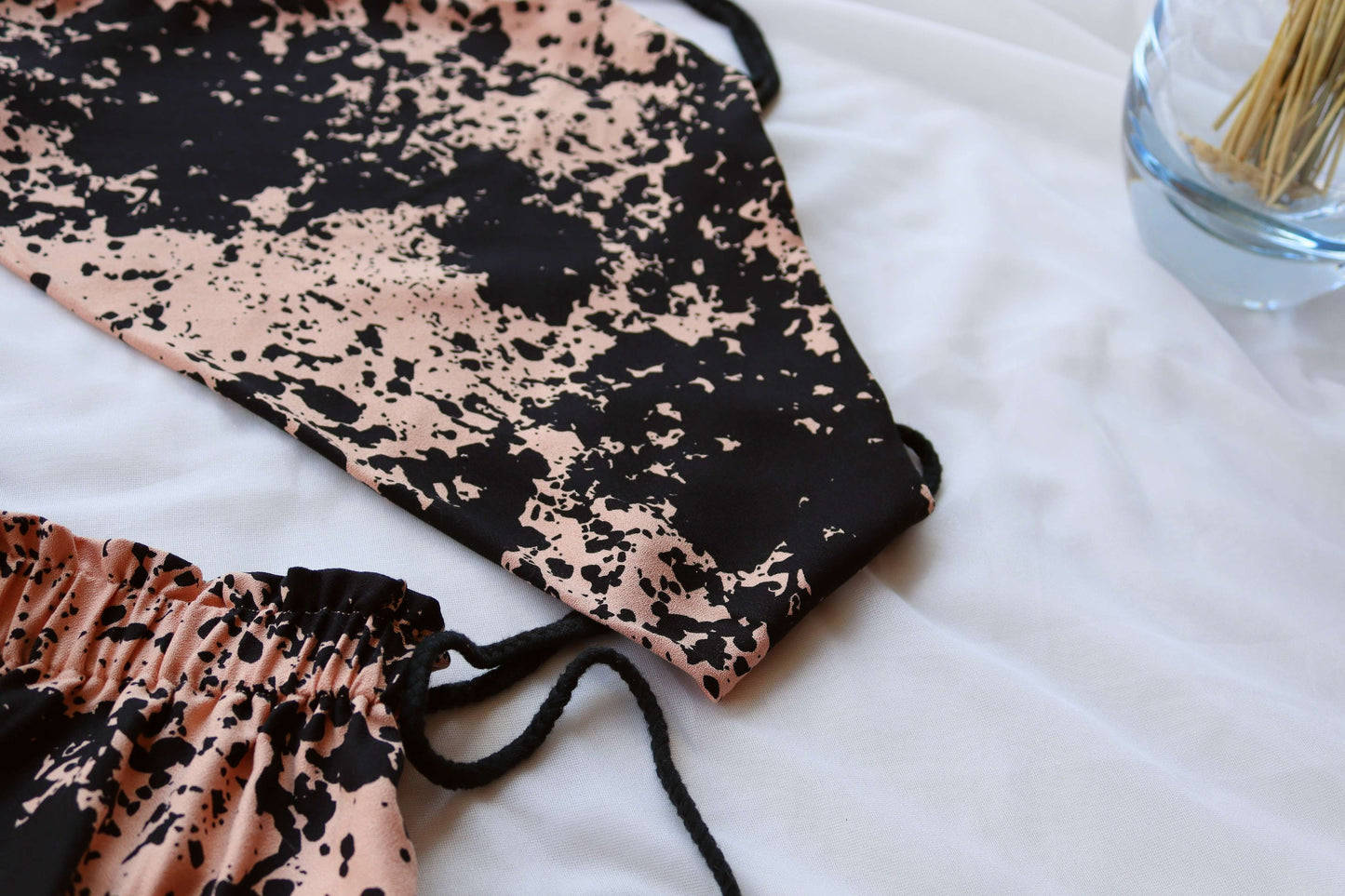 Peach Splash Ecovero Summer Triangle Top
