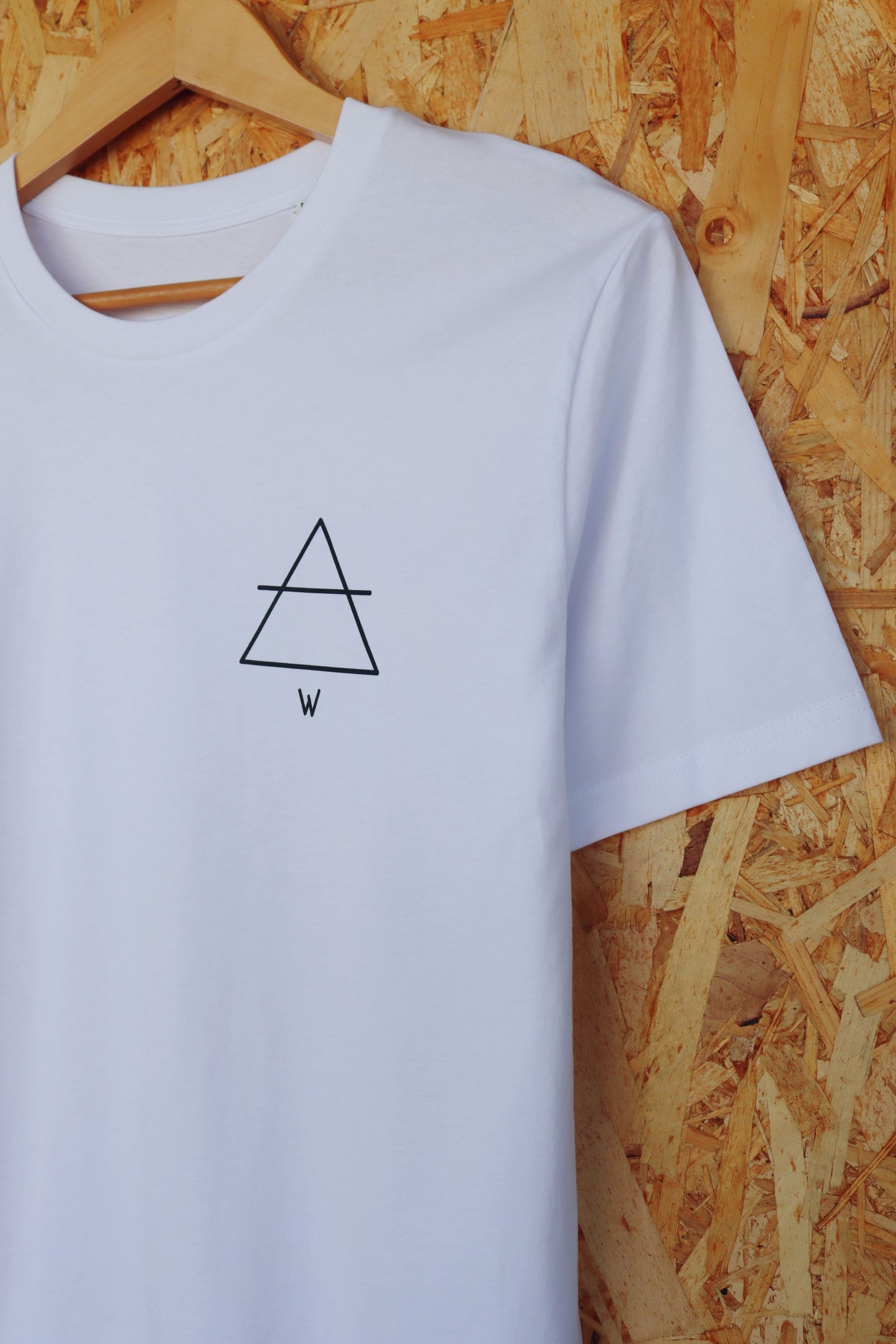 Chaos Print White Tee