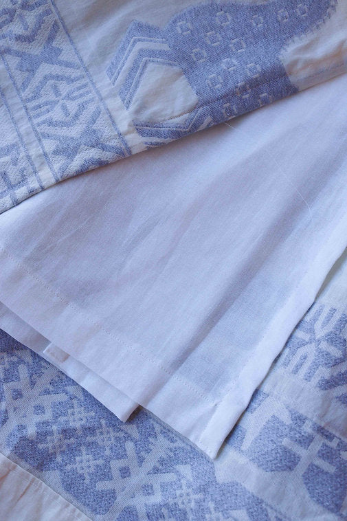 Ancient Echoes Cotton Summer Maxi Skirt
