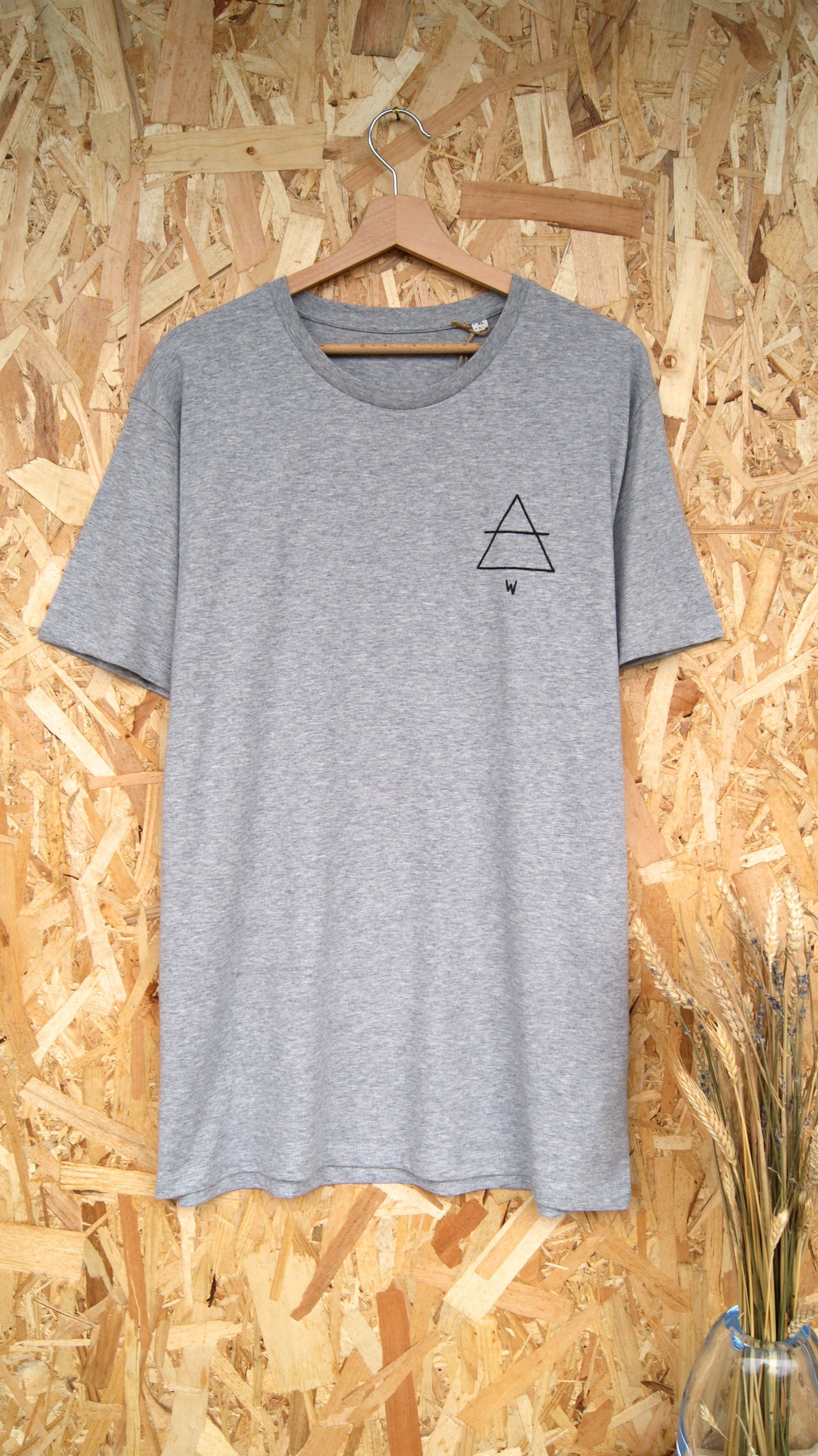 The Lake Design Heather Grey Tee