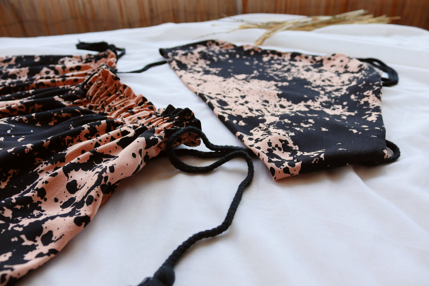Peach Splash Ecovero Summer Triangle Top