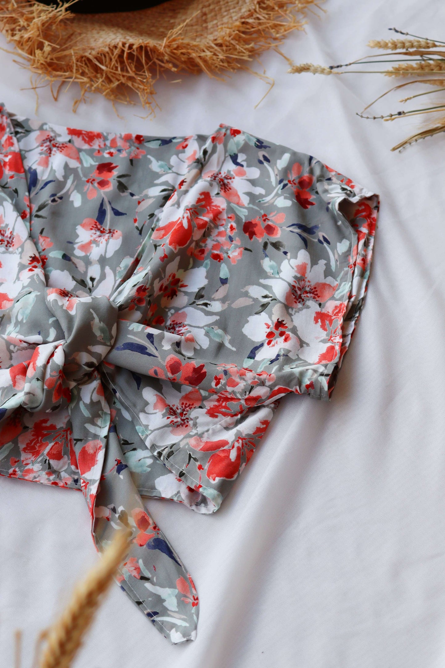 Floral Deadstock Viscose Summer Outfit
