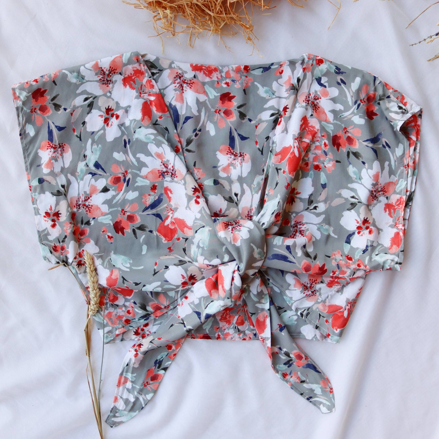 Floral Deadstock Viscose Summer Outfit