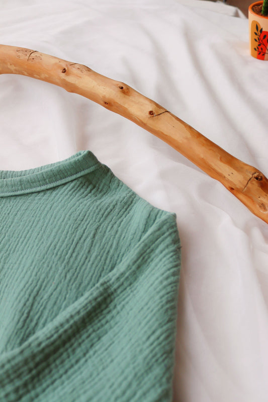 Dark Mint Organic Cotton Top