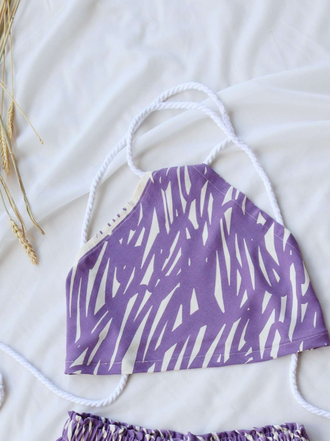 Lavender Blend Ecovero Summer Triangle Top