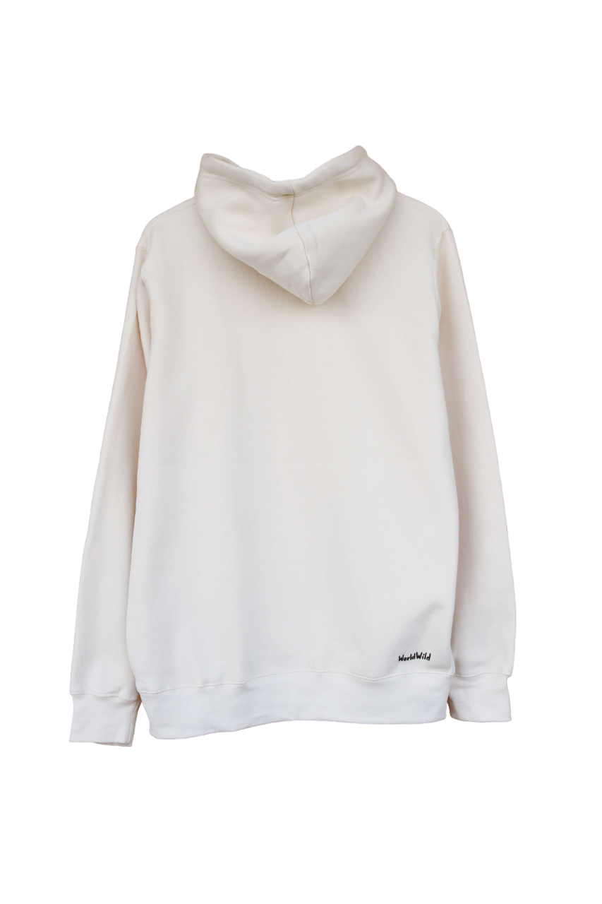 Hoodie – Creme Retro