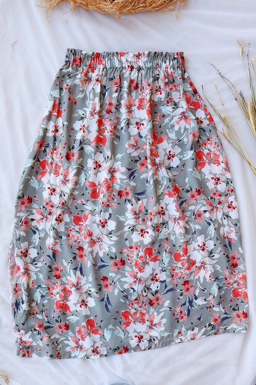 Floral Deadstock Viscose Summer Outfit
