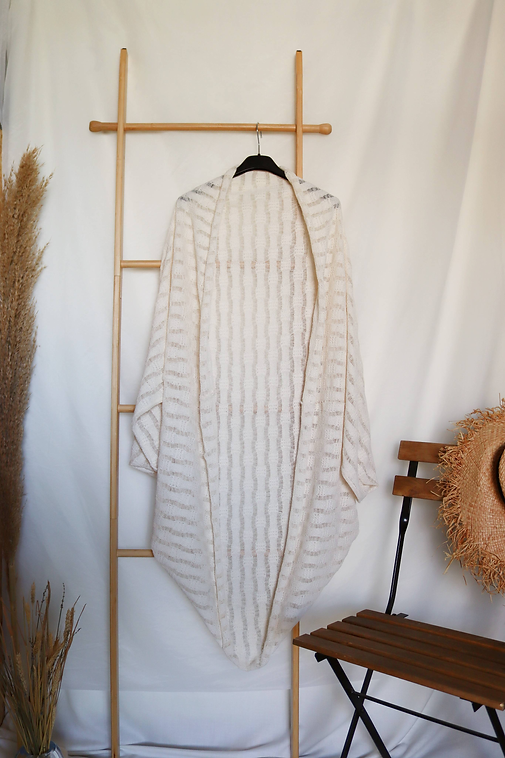 Natural Beige Summer Kimono Jacket