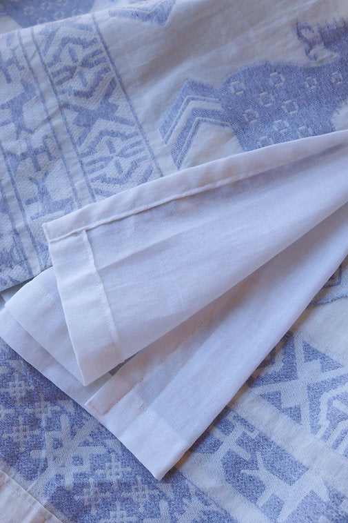 Ancient Echoes Cotton Summer Maxi Skirt