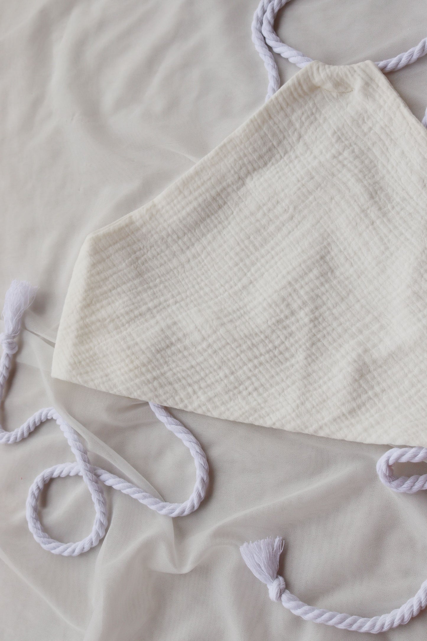 Ivory Organic Cotton Summer Triangle Top