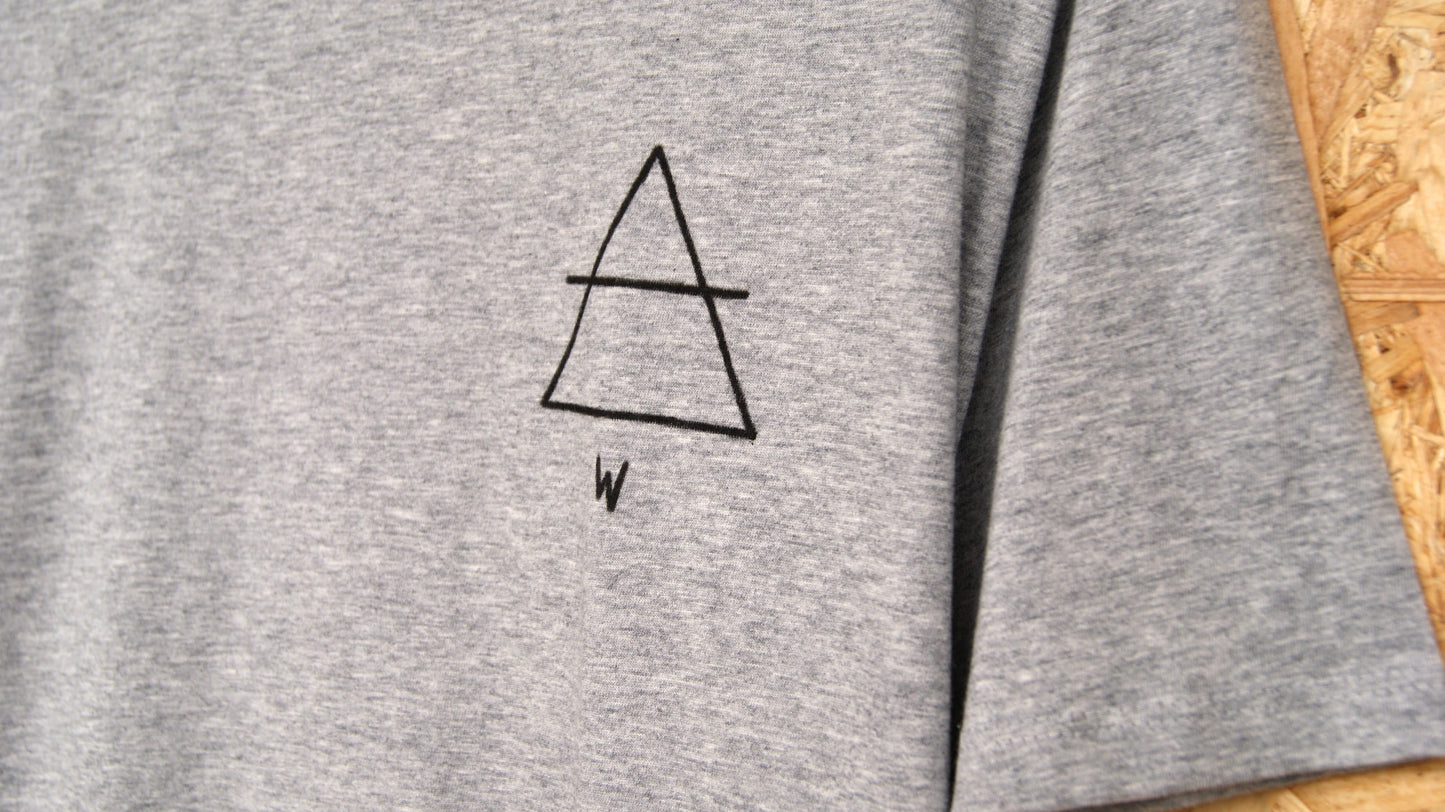 The Lake Design Heather Grey Tee