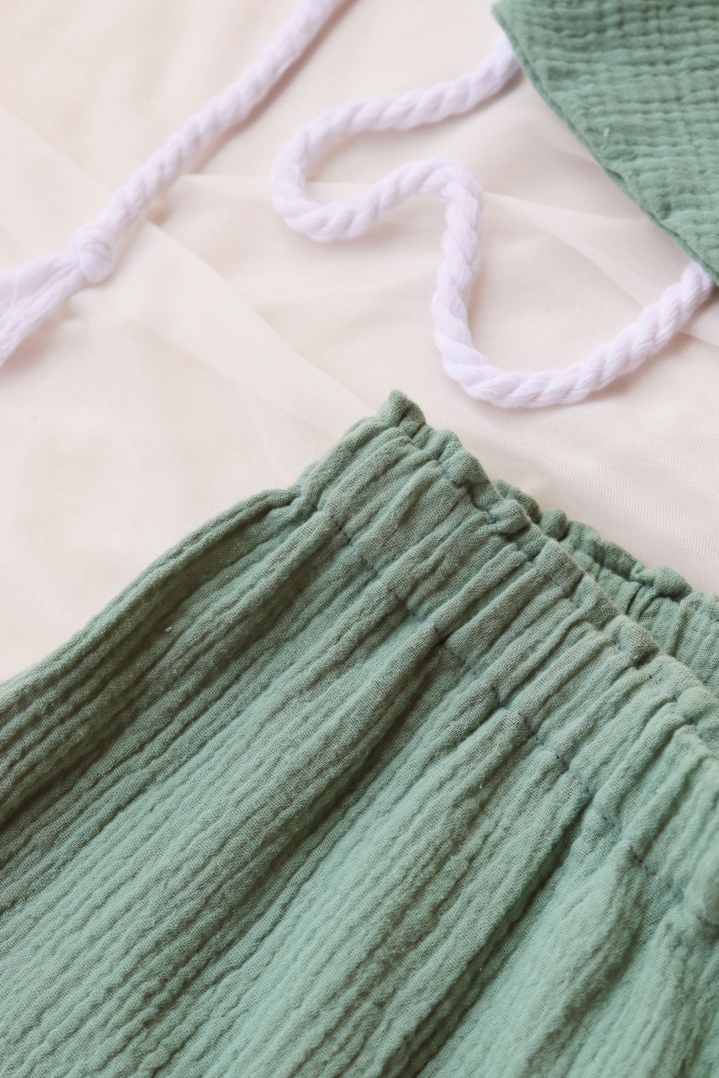Dark Mint Organic Cotton Set