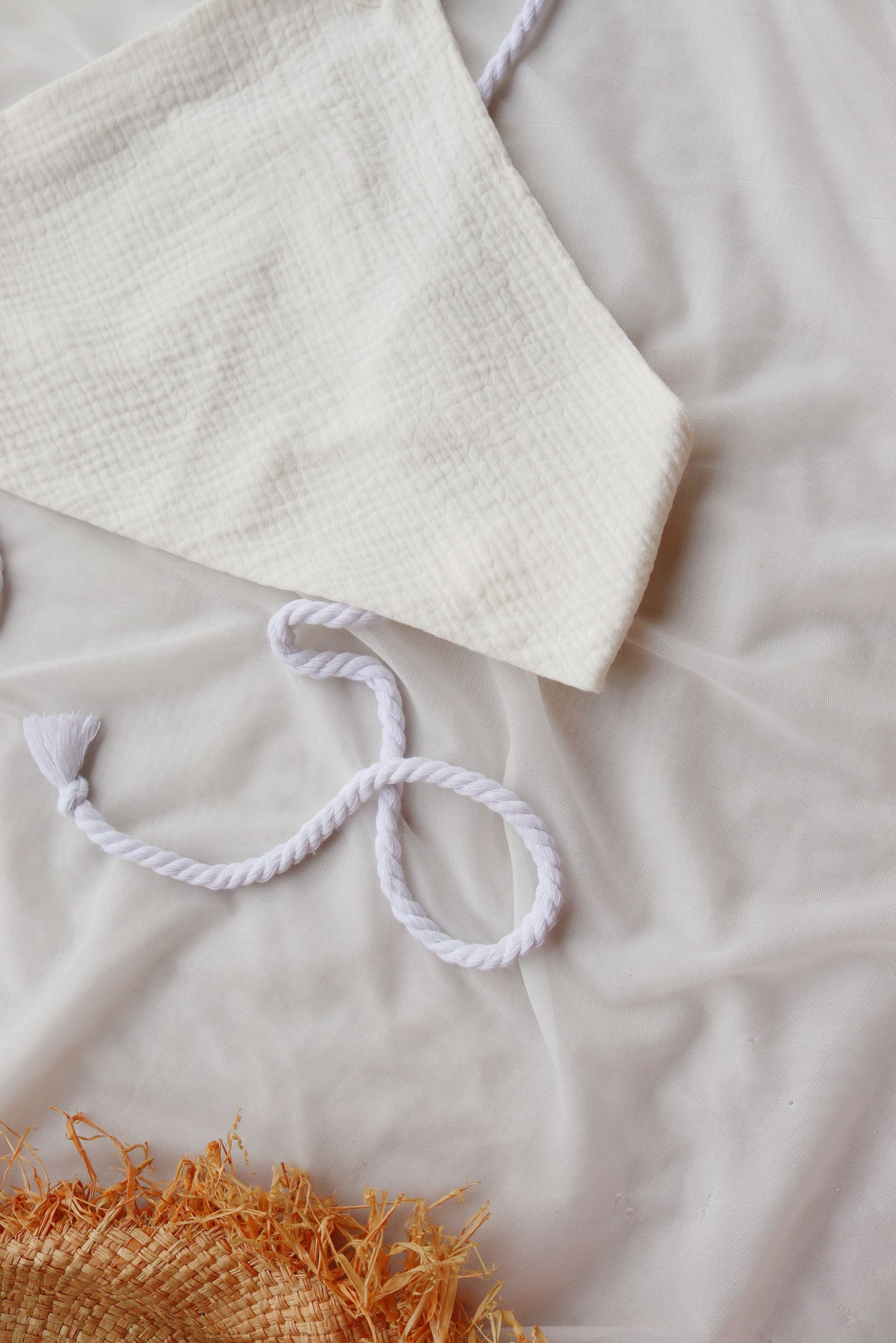 Ivory Organic Cotton Summer Triangle Top