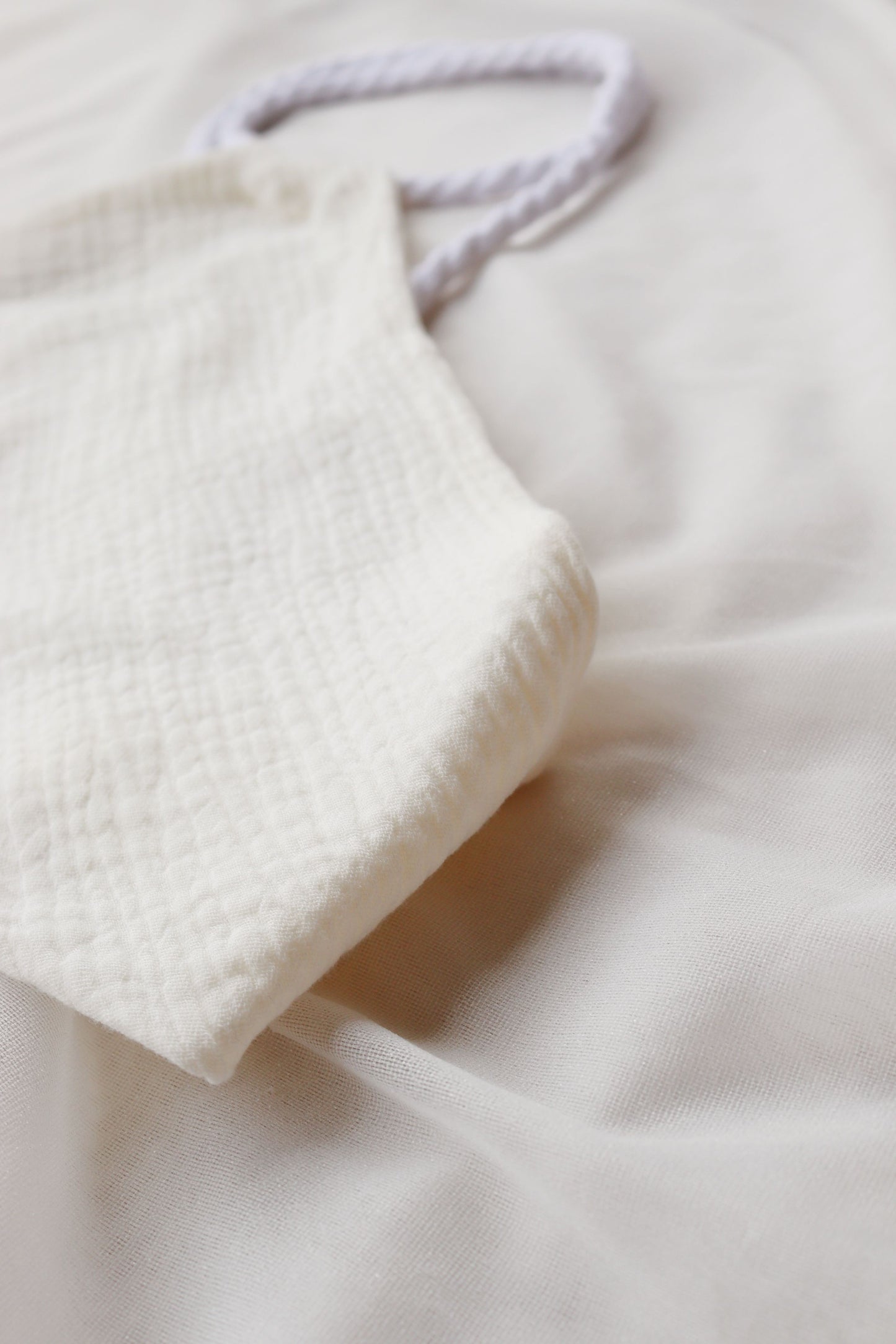 Ivory Organic Cotton Summer Triangle Top