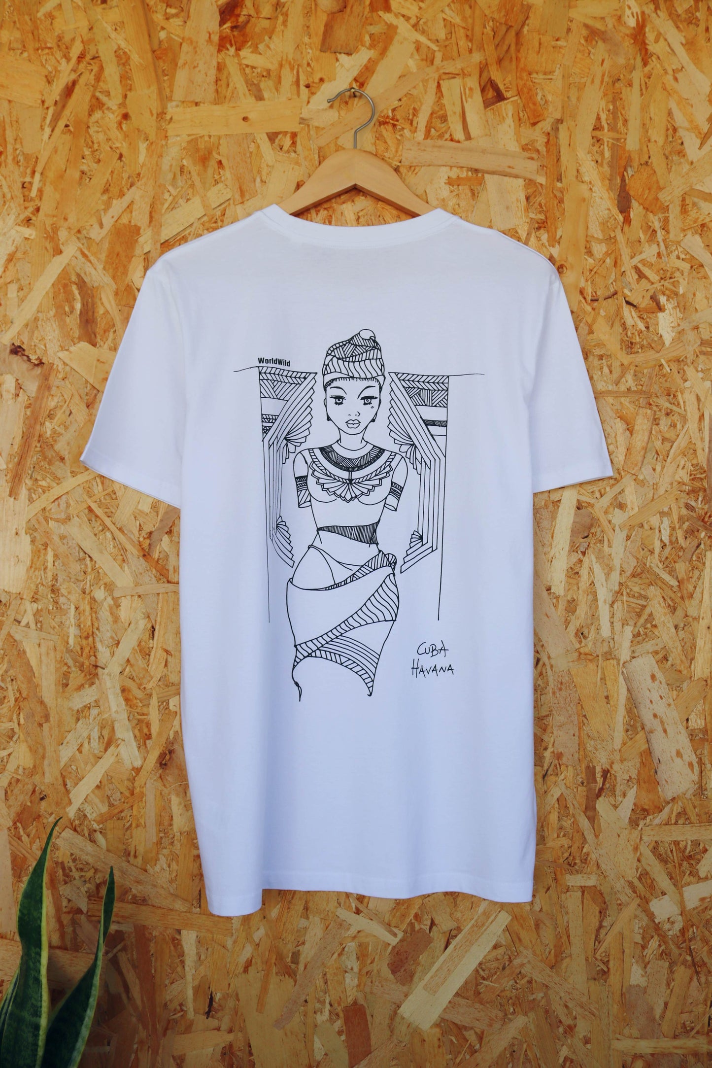 Havana Cuba Print White Tee