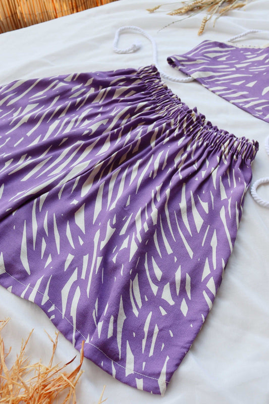 Lavender Blend Ecovero Summer Shorts