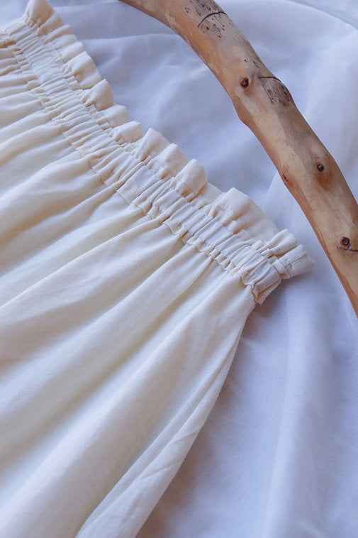 Ancient Echoes Cotton Summer Maxi Skirt