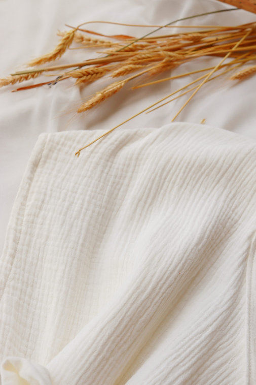 Ivory Summer Kimono Wrap Dress