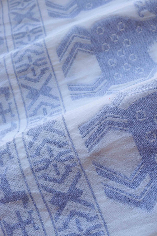Ancient Echoes Cotton Summer Maxi Skirt