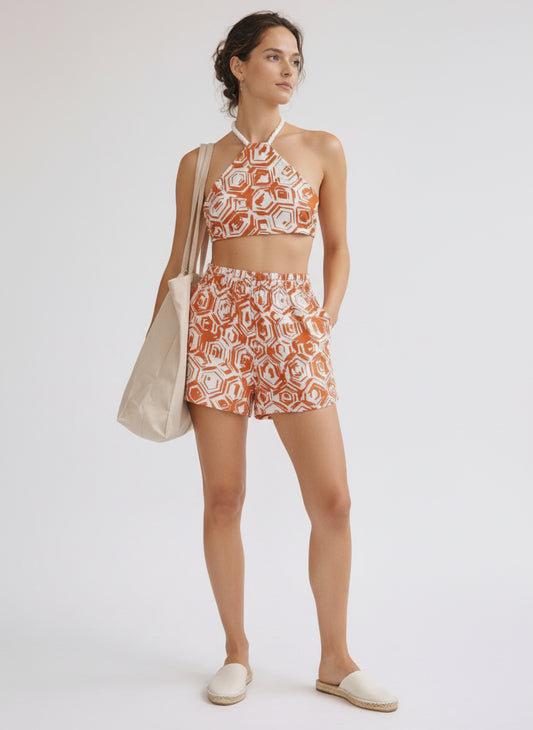 Dark Orange Hues Solar Set