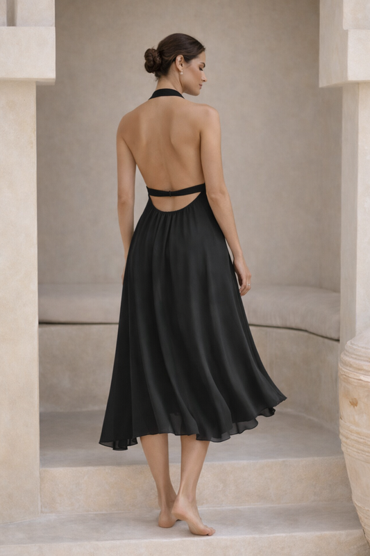 Pieces of the Earth Eclipse Midi Dress - Salmon