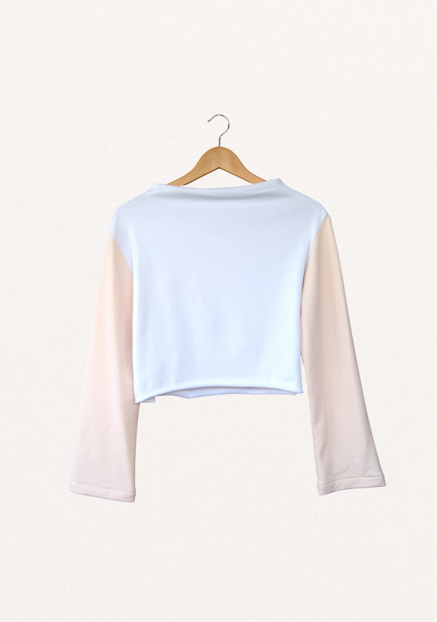 The Winter Crop Top - Soft Pink