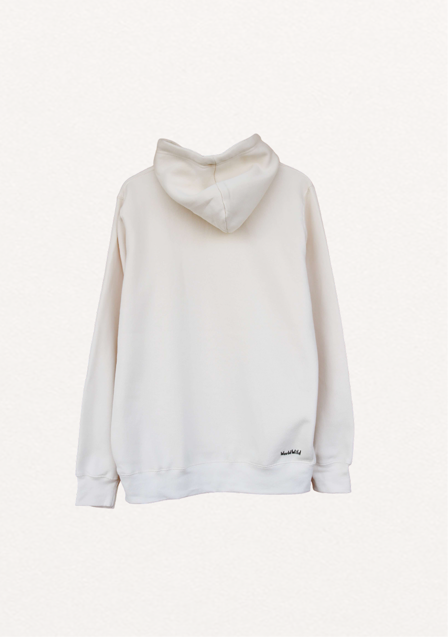 Unisex Organic Hoodie – Retro White