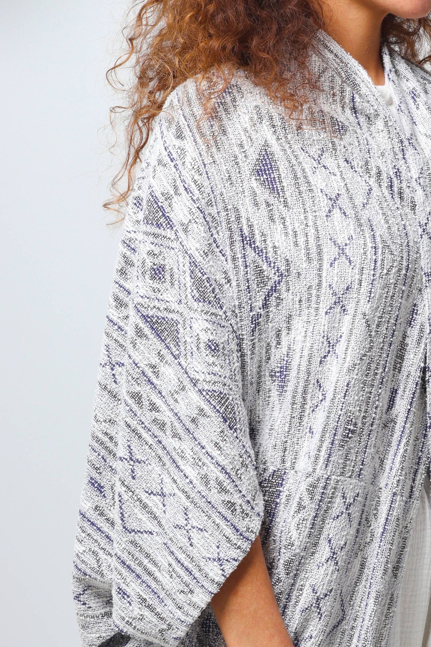 The Tribal Blue Kimono Summer Jacket