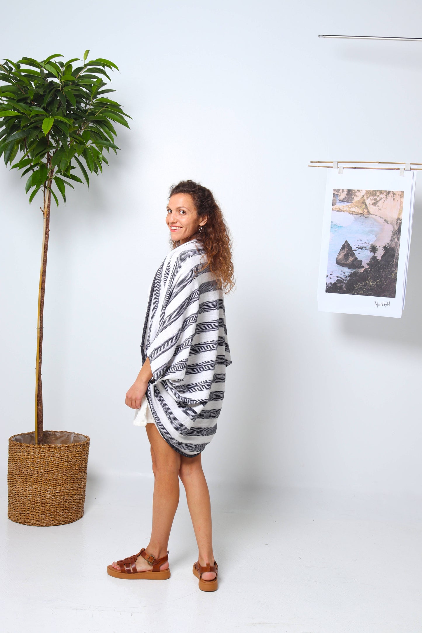 Striped Chillness | The Kimono Summer Jacket