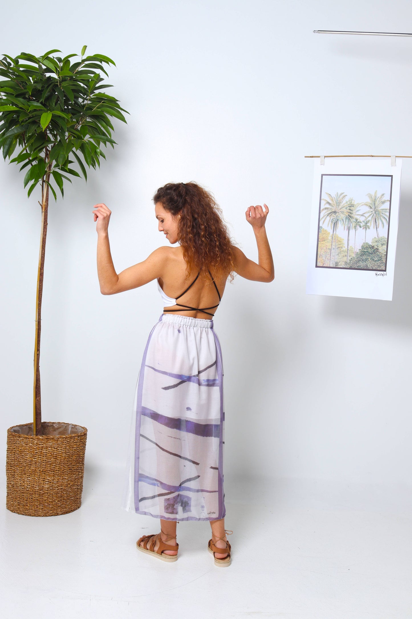 The Softest Touch - Light Abstract Blue Outfit