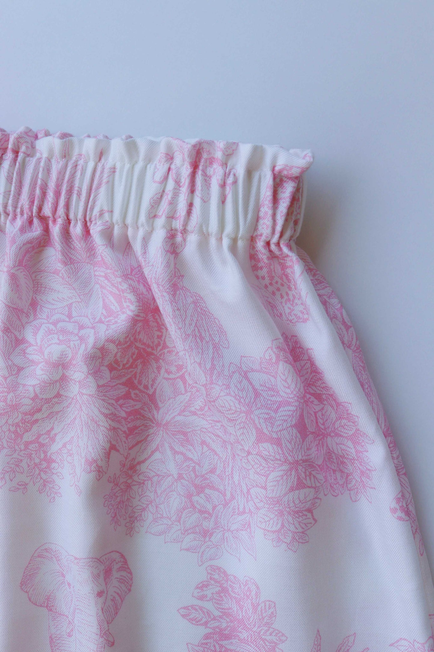 Pink Jungle Deadstock Viscose High Waisted Shorts – Wild Romantic Summer Shorts