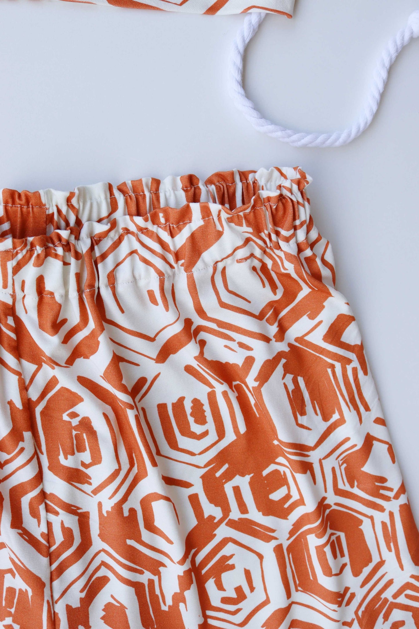 Dark Orange Hues Shorts – Vibrant Abstract Summer Shorts