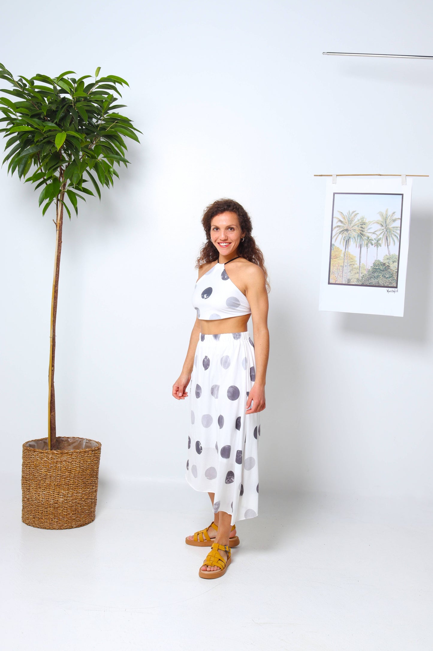 Full Moon Print Summer Set