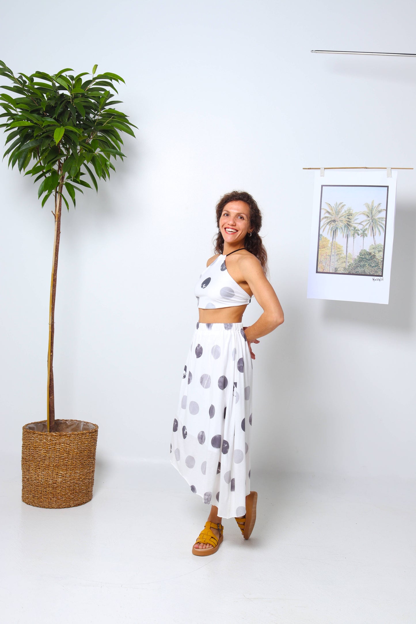 Full Moon Print Summer Set