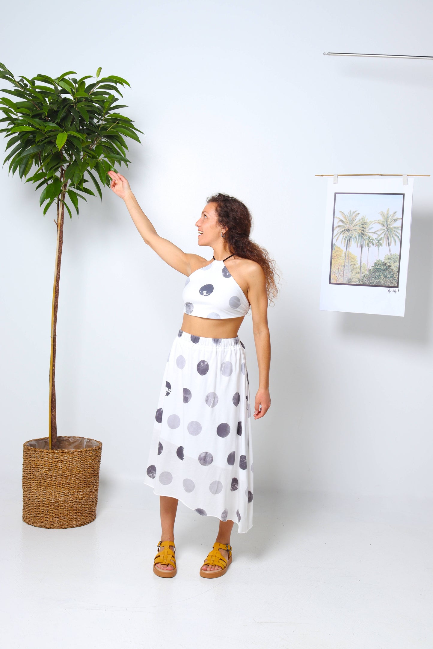 Full Moon Print Summer Set
