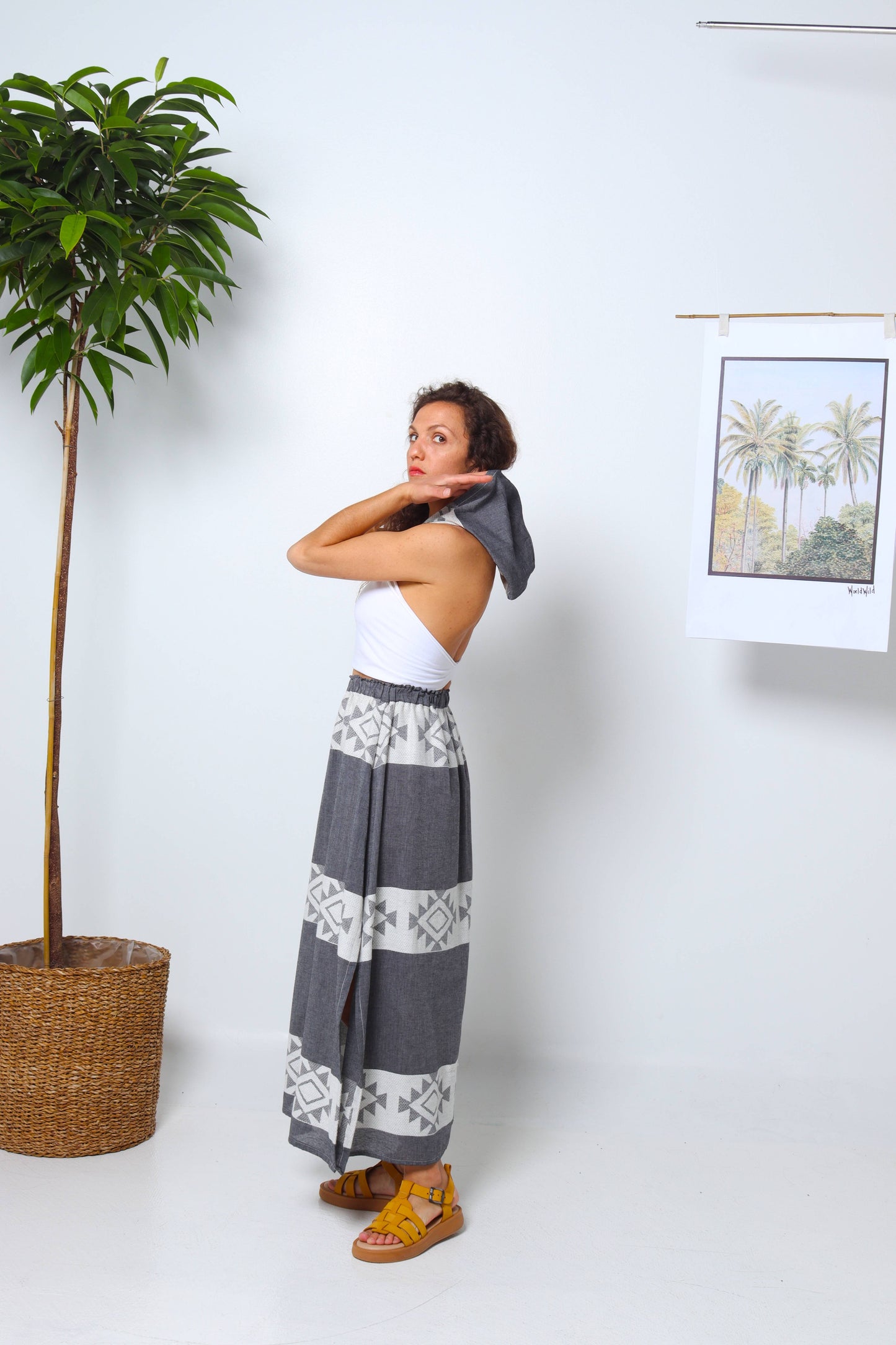 Boho Vibes Cotton Summer Skirt