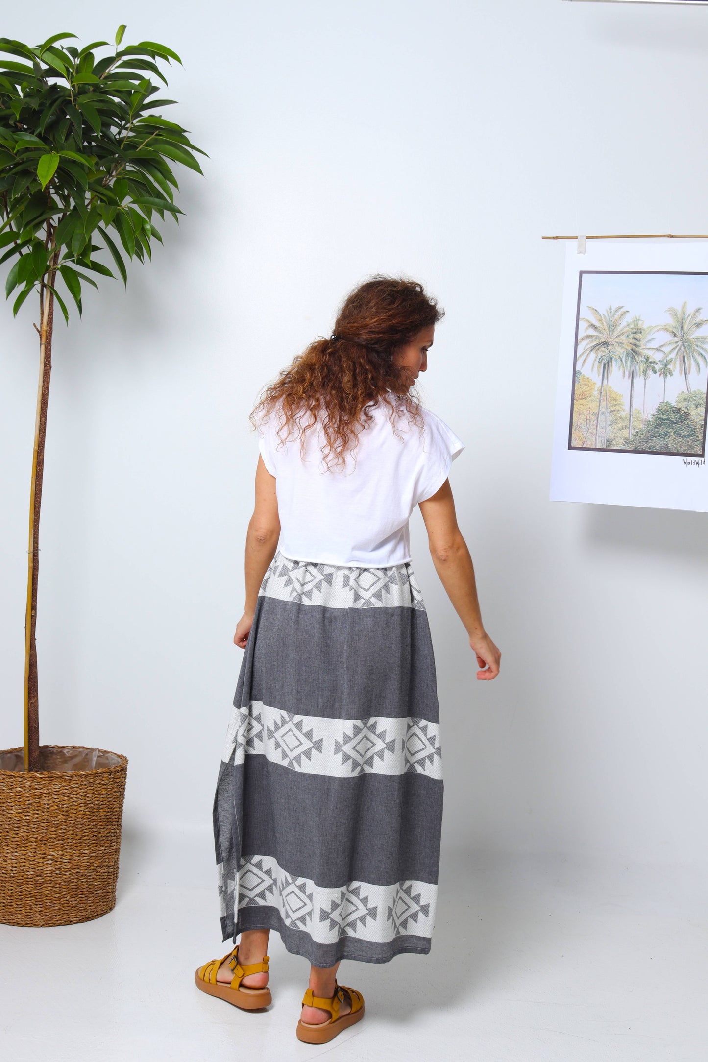 Boho Vibes Cotton Summer Skirt