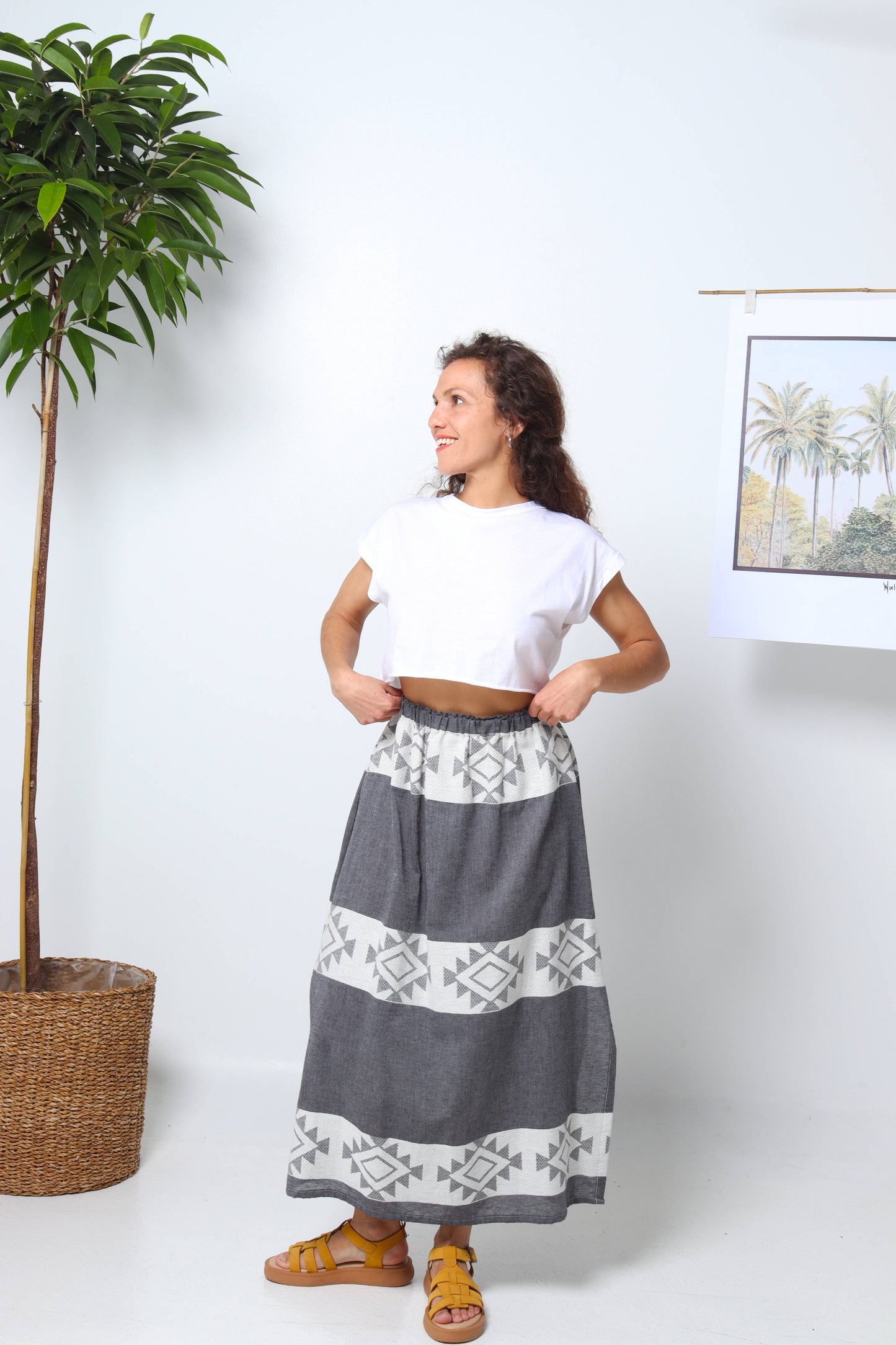 Boho Vibes Cotton Summer Skirt