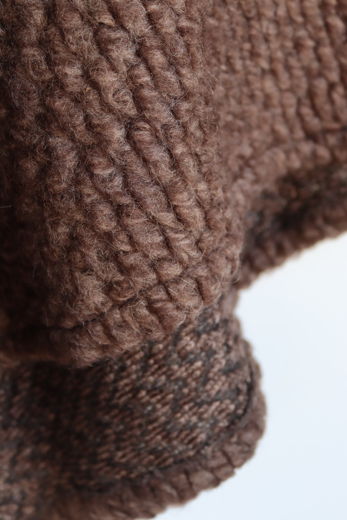 Mini Poncho - Earth Wool