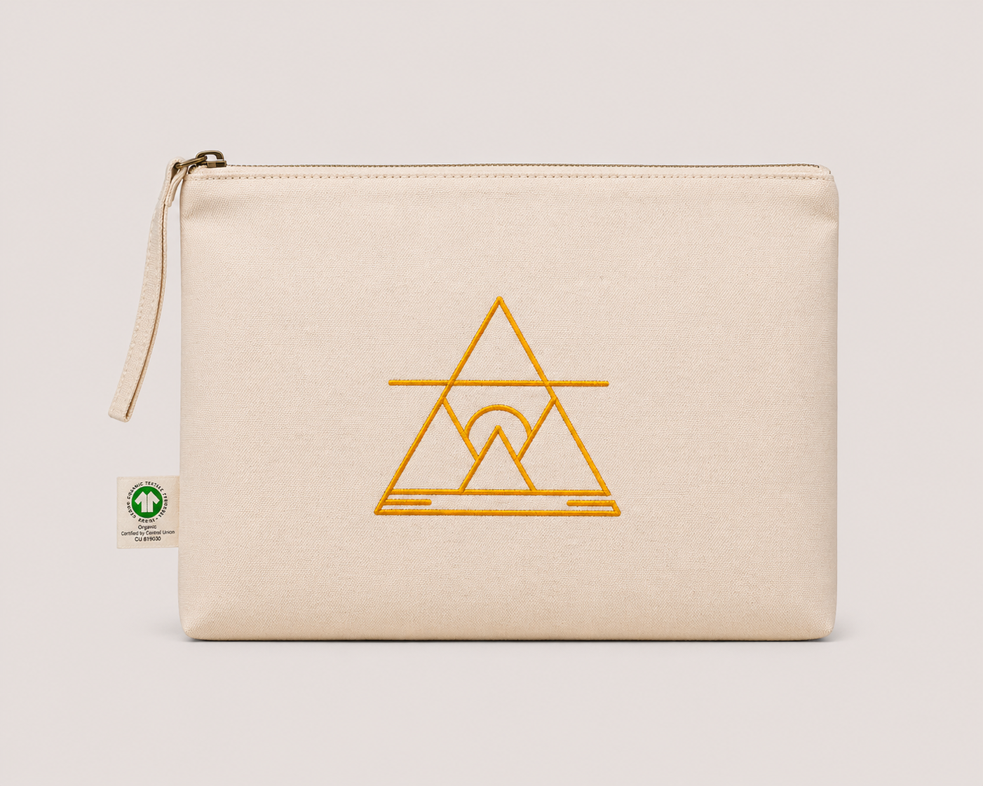 WorldWild Organic Cotton Pouch - Dark Orange