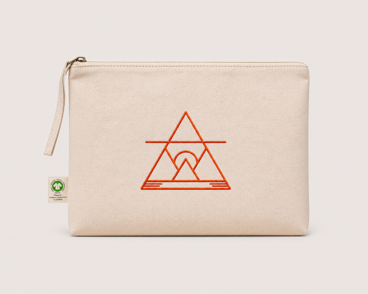 WorldWild Organic Cotton Pouch - Blue