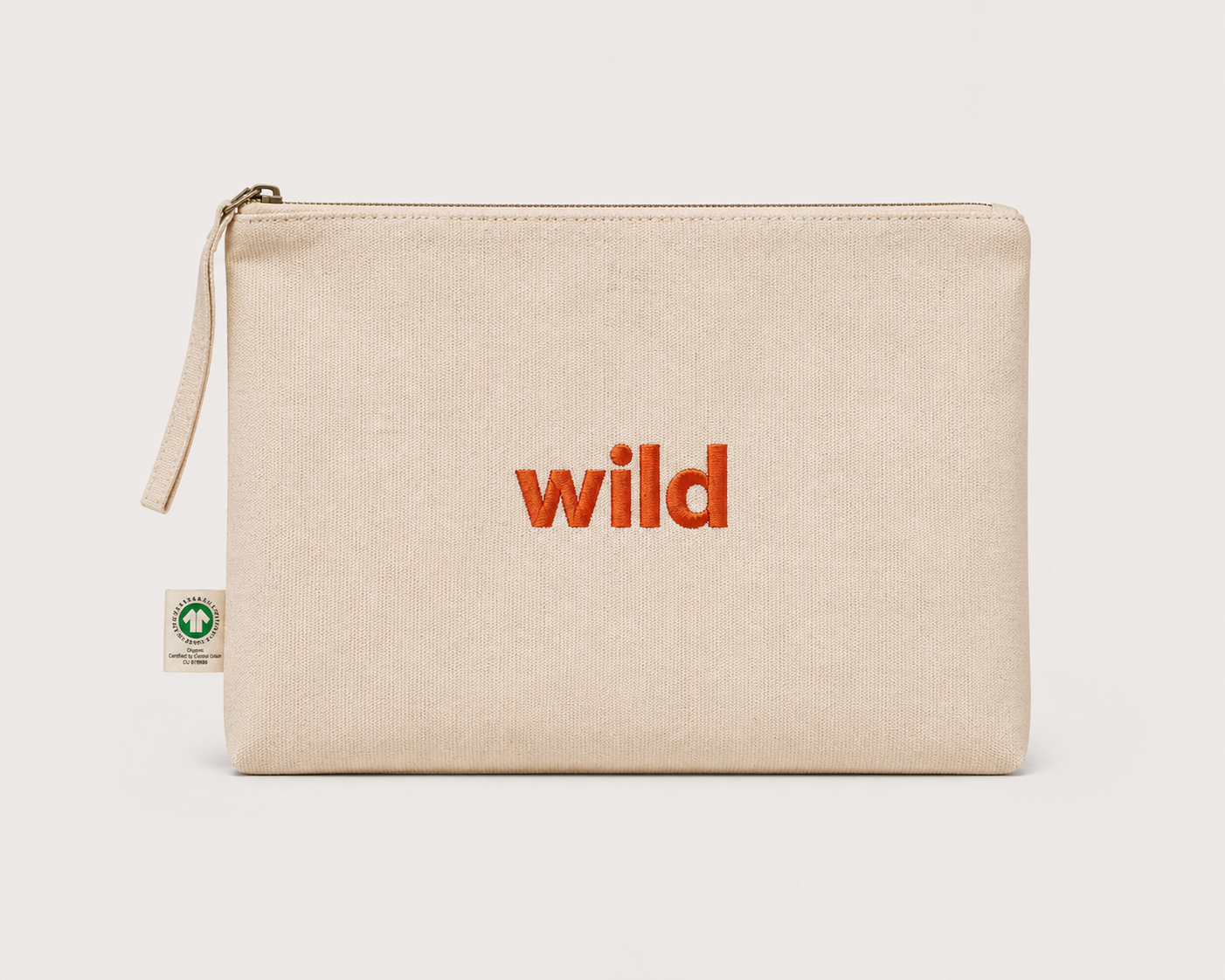 Wild Organic Cotton Pouch - Yellow