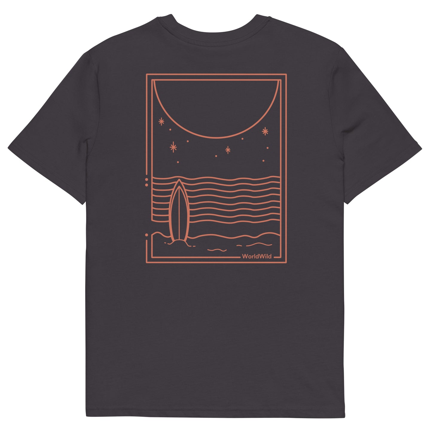 Surfing Through Life - Matte Black Tee