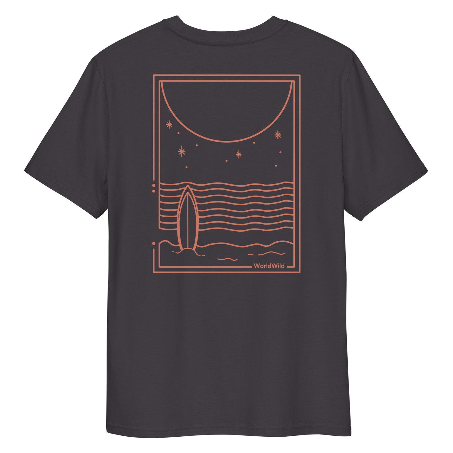Surfing Through Life - Matte Black Tee