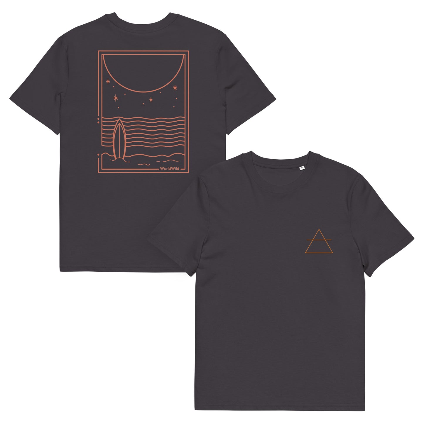 Surfing Through Life - Matte Black Tee