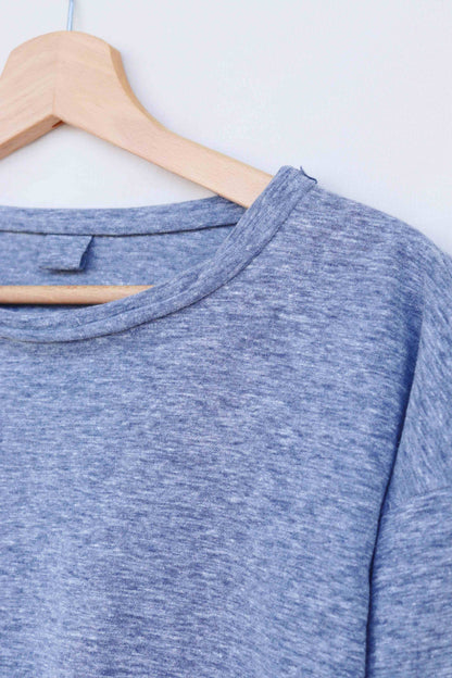 All Season Long Sleeve Top Heather Blue
