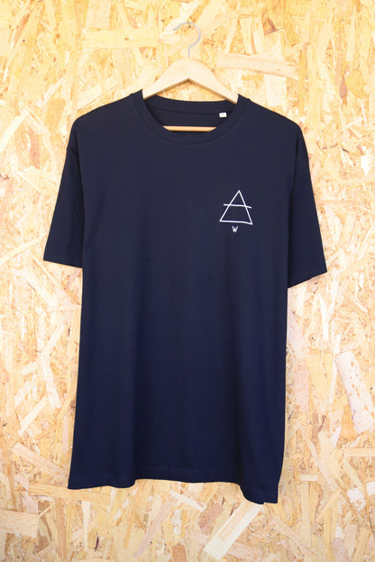 Chaos Print Black Tee